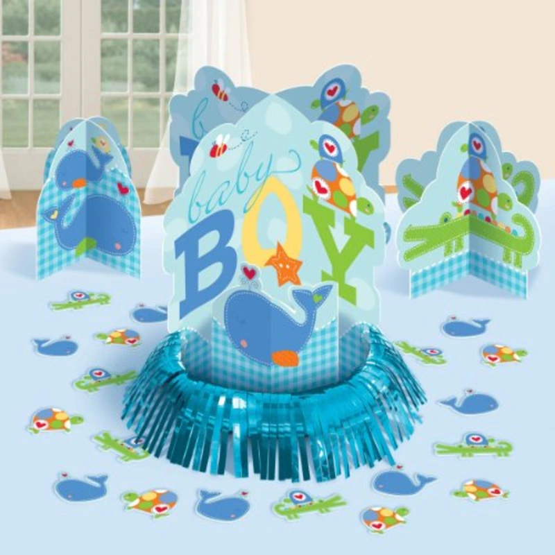 Ahoy Baby Table Decorating Kit Centerpiece Blue Boy Shower Birthday