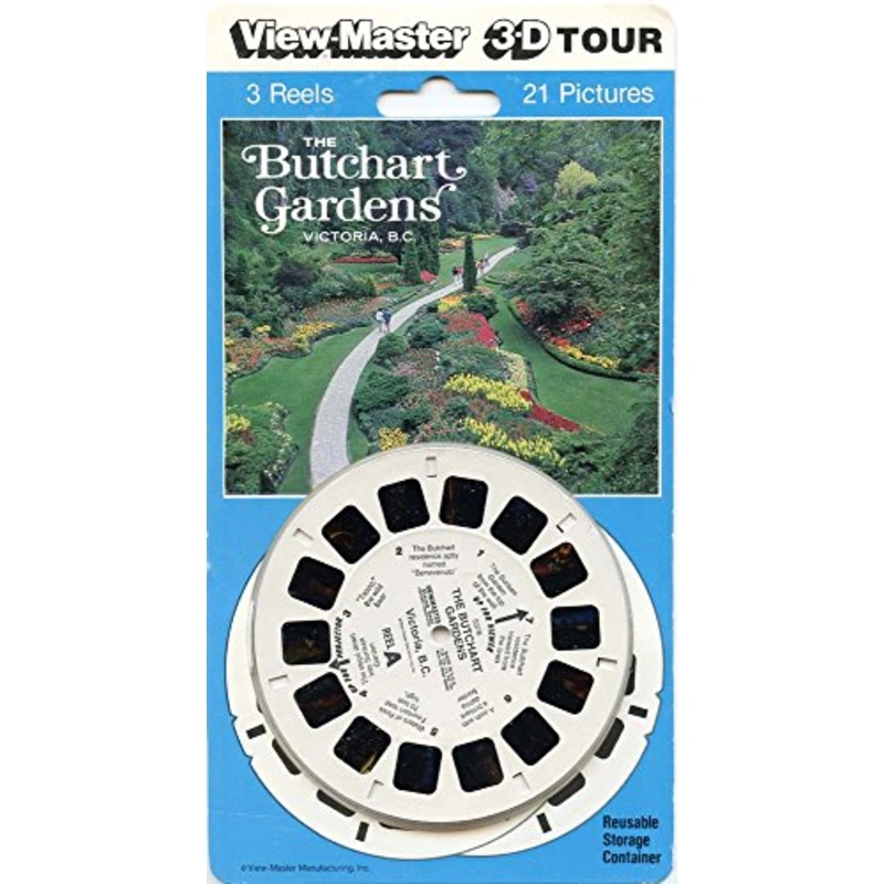 Butchart Gardens Victoria, B.C. – ViewMaster 3 Reel Set