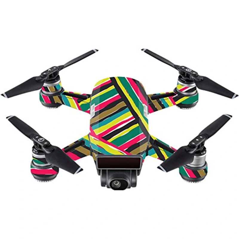 MightySkins Skin Compatible with DJI Spark Mini Drone  Split Color | Protective, Durable, and Unique Vinyl Decal wrap Cover | Easy to Apply, Remove, and Change Styles | Made in The USA